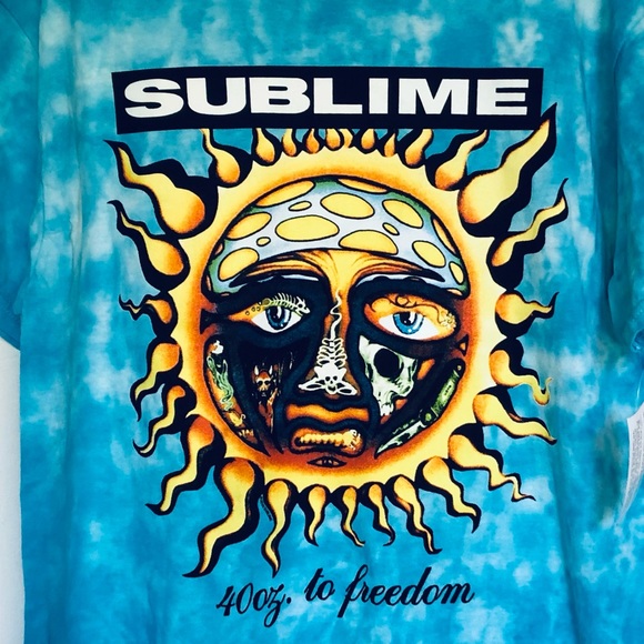 Sublime Classic Sun Tie Dye Tee Shirt - Picture 2 of 3